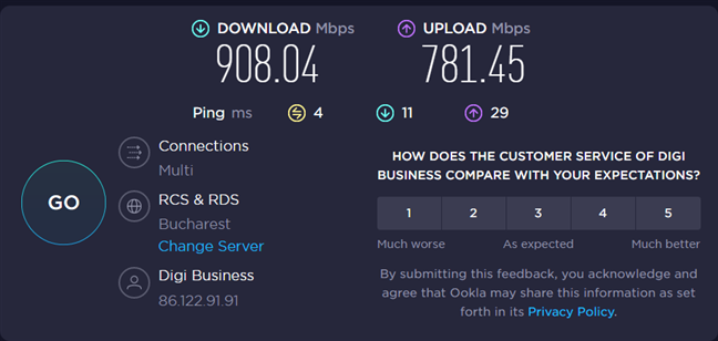With the ASUS PCE-AX58BT, you can easily reach 900+ Mbps over Wi-Fi