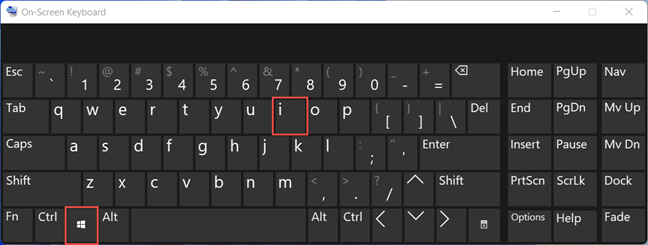 The keyboard shortcut to open Windows 11 Settings