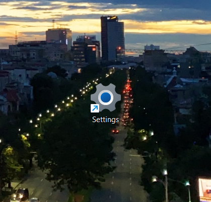 Use the Settings shortcut in Windows 11 to open the app