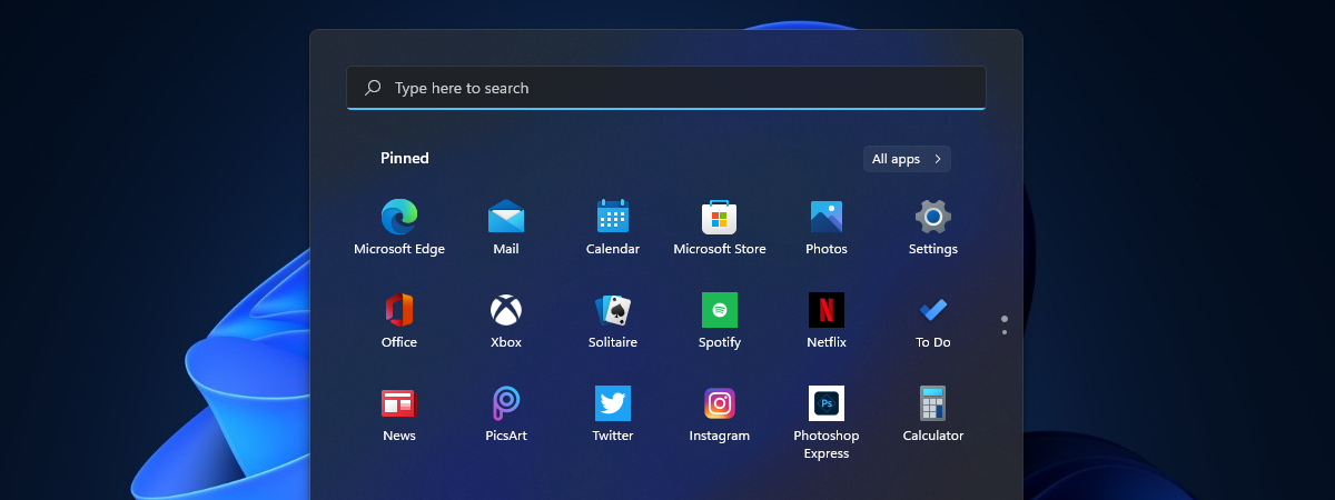 How to use the Windows 11 Start Menu