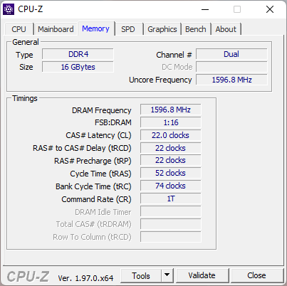 ASUS ROG Strix G17 G713QC: RAM specs