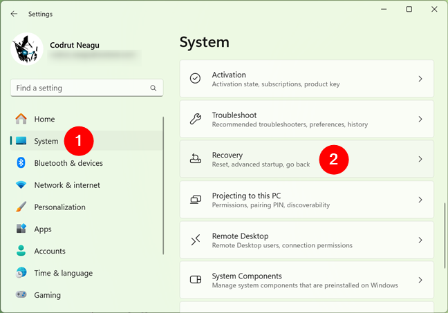 Troubleshoot Windows 11: Reset your PC or see advanced options