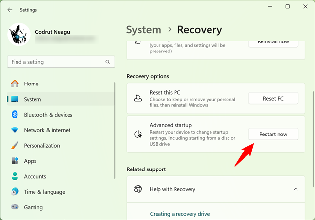 Get to Windows 11's Safe Mode using the shutdown command