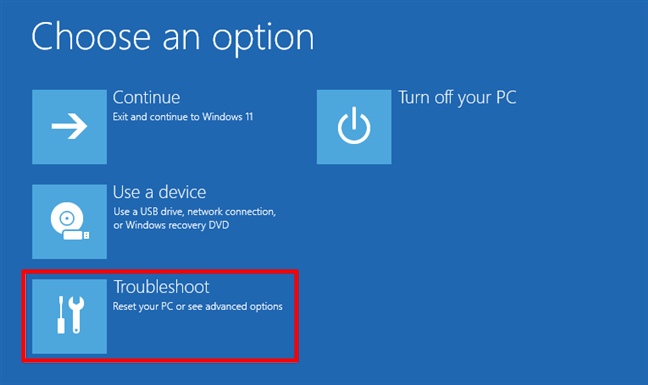 Troubleshoot Windows 11