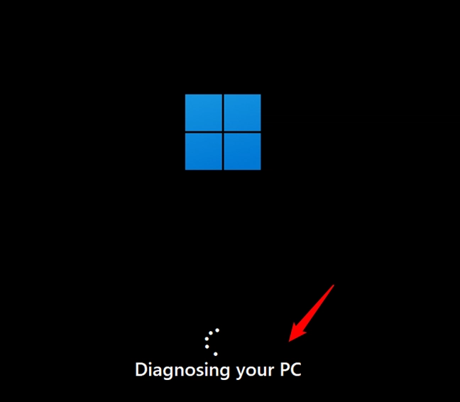Windows 11 is diagnosing your PC
