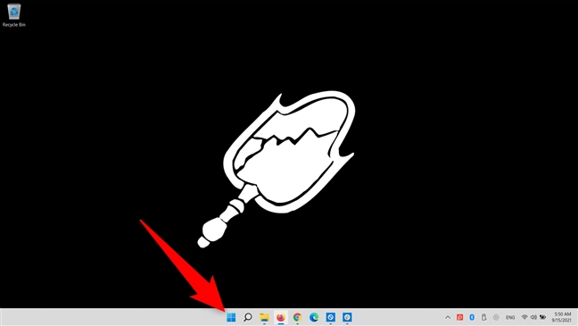 Open the Start Menu in Windows 11