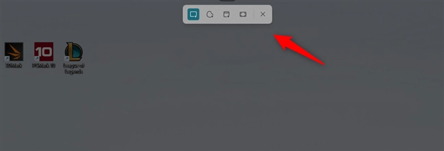 The fastest way to start Snipping Tool is to use its keyboard shortcut
