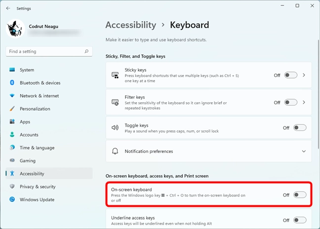 Enable or disable PrtScn for Snipping Tool