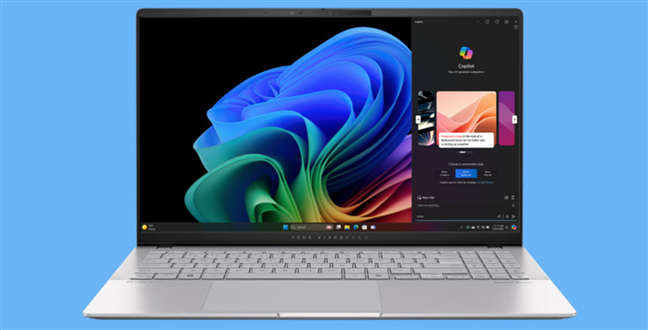 A Copilot+ PC notebook