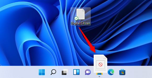 You can’t drag files on taskbar apps to open them