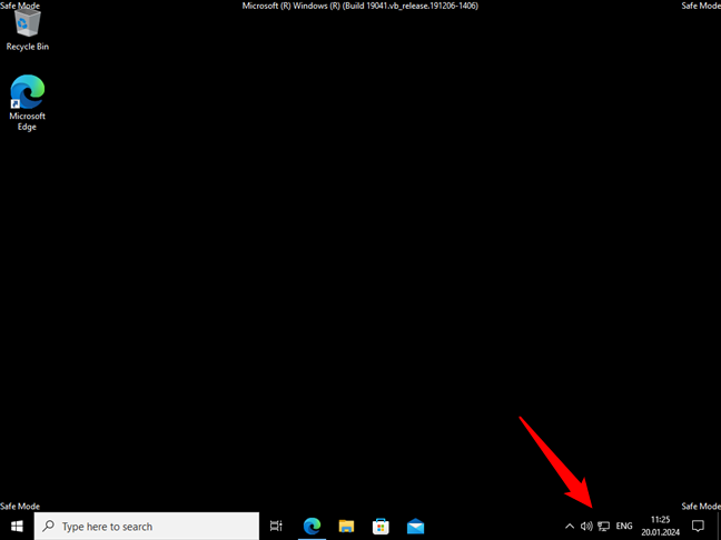 Safe Mode with Networking in Windows 10