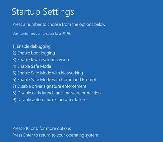 Press Enter to disable Safe Mode on Windows 11