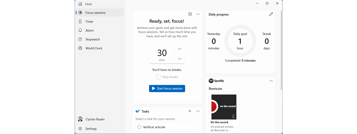 How to use the Windows Timer