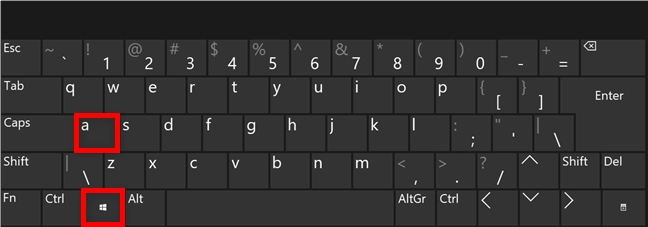 The keyboard shortcut for Quick Settings in Windows 11