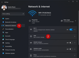 how to add vpn shortcut on desktop with windows 11