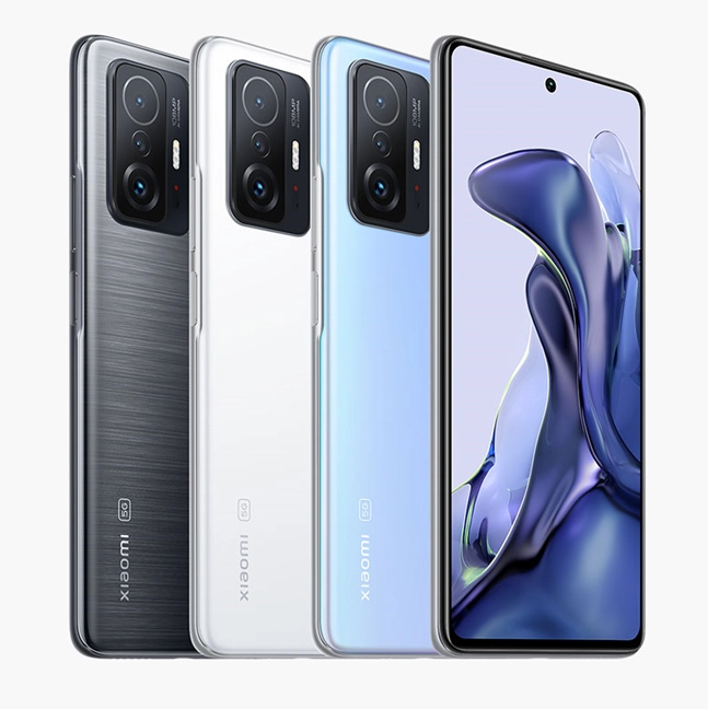 The colors available at launch for the Xiaomi 11T