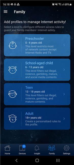 Setting up Parental Controls from the ASUS Router app