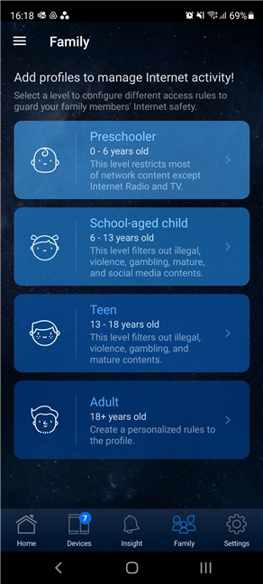 Setting up Parental Controls from the ASUS Router app
