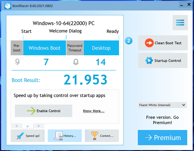 How fast Windows boots when using the Kingston KC3000
