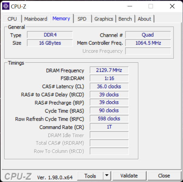 LG Gram 16: RAM specs