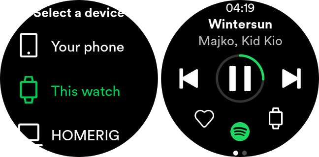 Depending on the streaming app, you can control what you hear and from which device you hear it