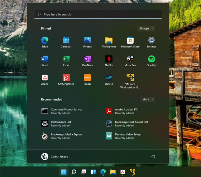 Windows 11's Start Menu doesn't have live tiles