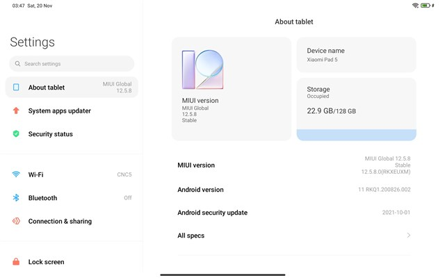 Xiaomi Pad 5 comes with Android 11 and EMUI 12