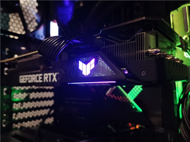 ASUS TUF Gaming GeForce RTX 3090 on the Z690 Extreme motherboard