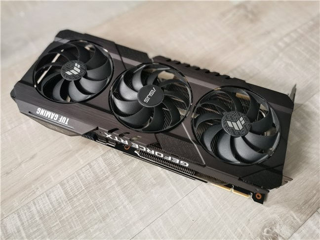 A view of the ASUS TUF Gaming GeForce RTX 3090