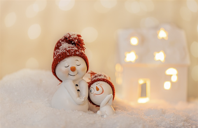 Happy Christmas Snowmen by Myriams-Fotos