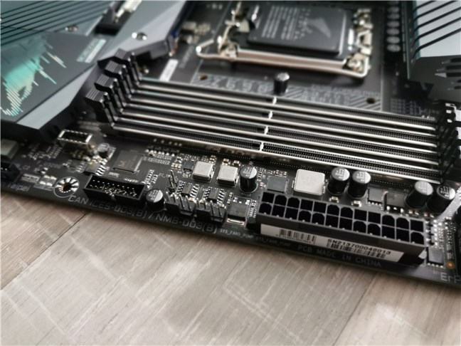 Headers and ATX power connector
