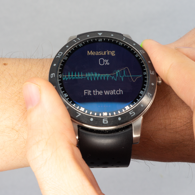Measuring the PTT index on the ASUS VivoWatch 5