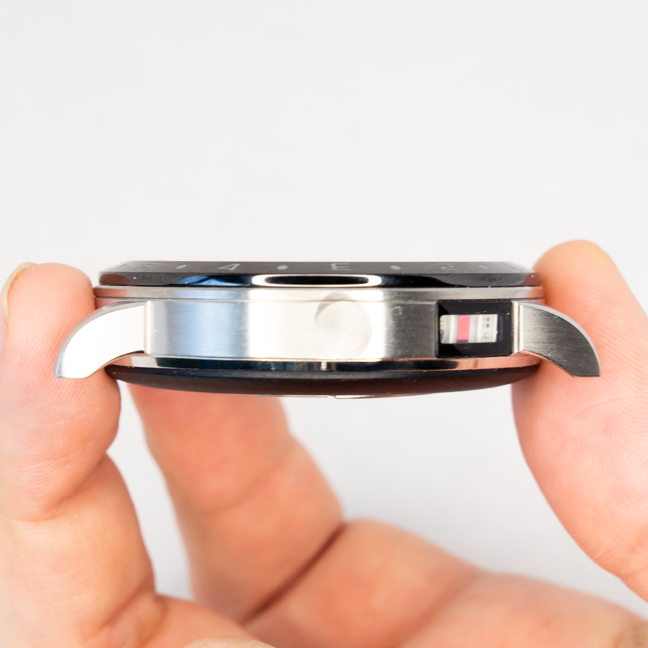 The ASUS VivoWatch 5 is pretty thick