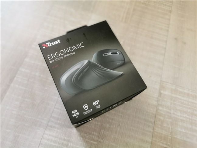 The package of the Trust Verro mouse