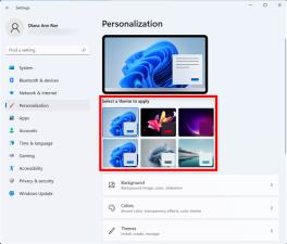 How to change the Windows 11 theme