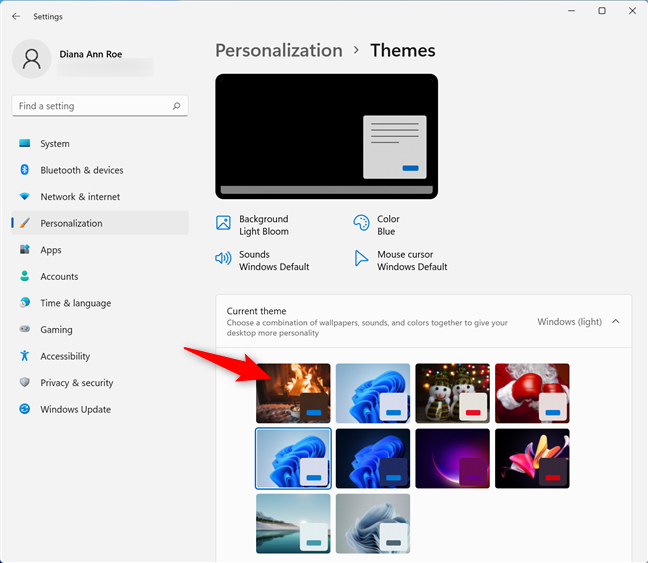 Windows 11 blue theme Cursors