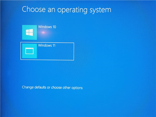 The boot loader allows you to dual boot Windows 10 and Windows 11