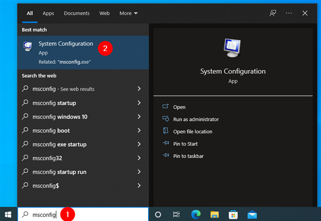 Opening System Configuration