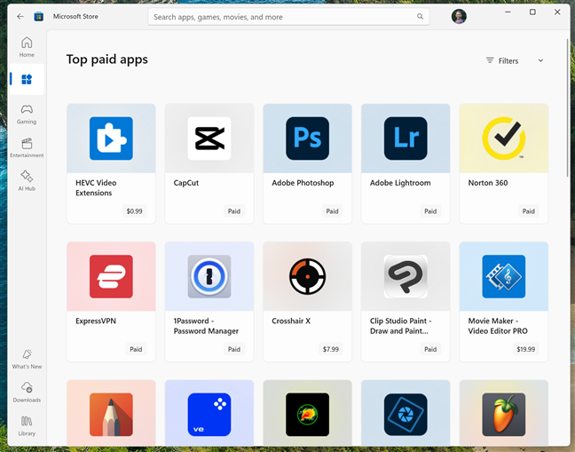 Sections include top-selling content