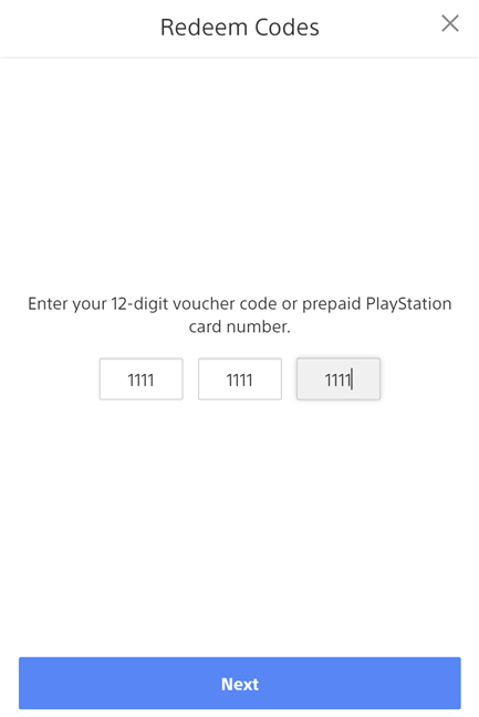 Redeem PS Store Codes Through PlayStation App