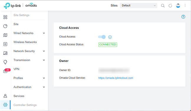 Connect your network to TP-Link's cloud