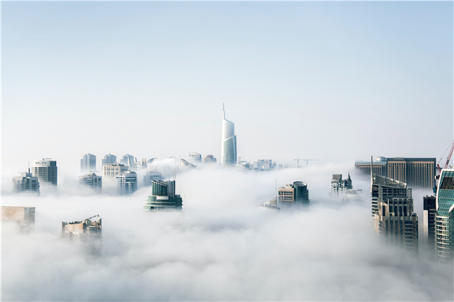 Dubai Skyline by Aleksandar Pasaric