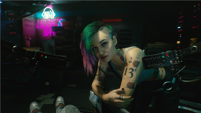 Judy (Cyberpunk 2077) 4k Ultra HD Wallpaper