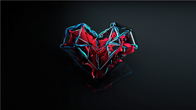 Love heart Wallpaper 4K by Justin Maller