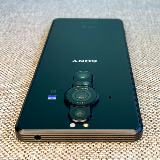 The Sony Xperia PRO-I has a headphone jack, a rare feature these days