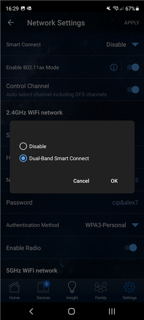 Enabling ASUS Smart Connect