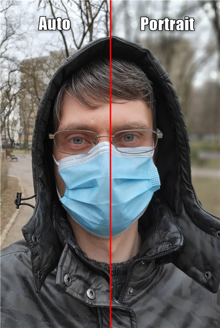 Portrait mode is well implemented even on the selfie camera