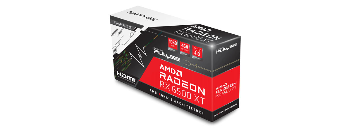 Sapphire Pulse AMD Radeon RX 6500 XT