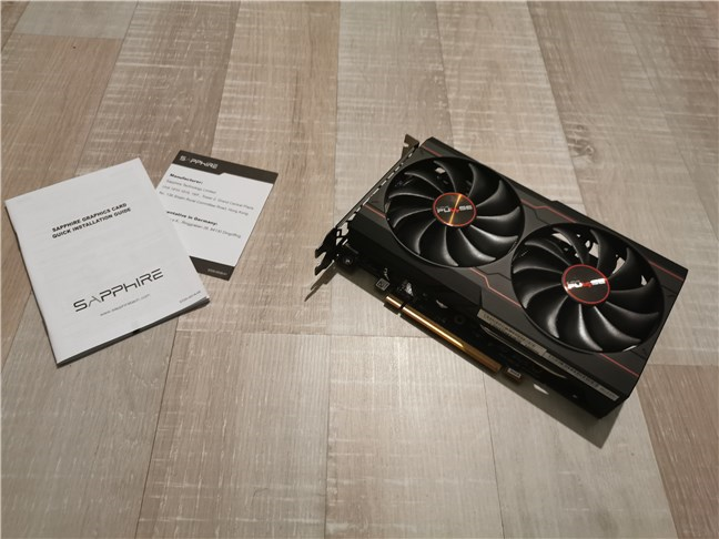 What's inside the box of the Sapphire AMD Radeon RX 6500 XT