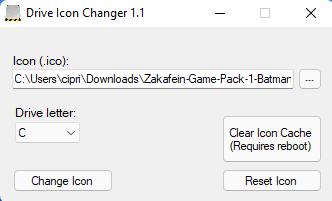 Use Drive Icon Changer